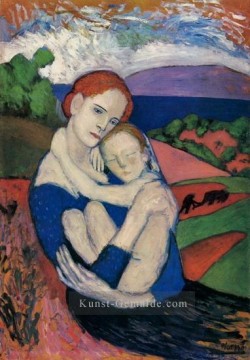  kind - Mutter und Kind La MaternitMere Mieter l enfant 1901 Pablo Picasso